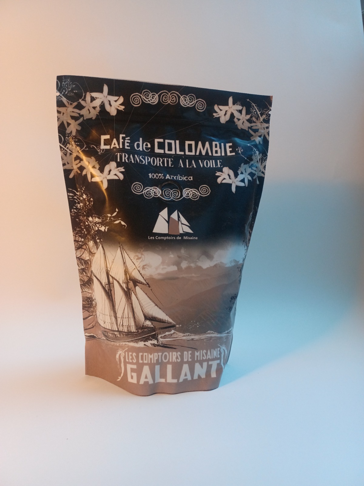 Sac de café de Colombie transportés par la BSC